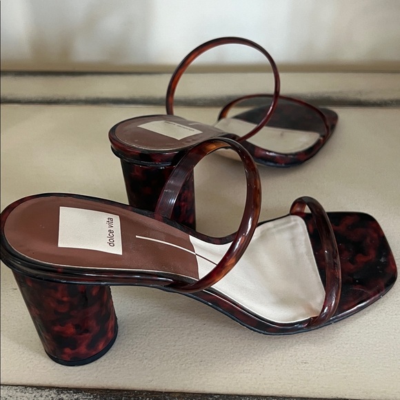 Dolce Vita Tortoise Heeled Sandal 7 - Picture 7 of 9